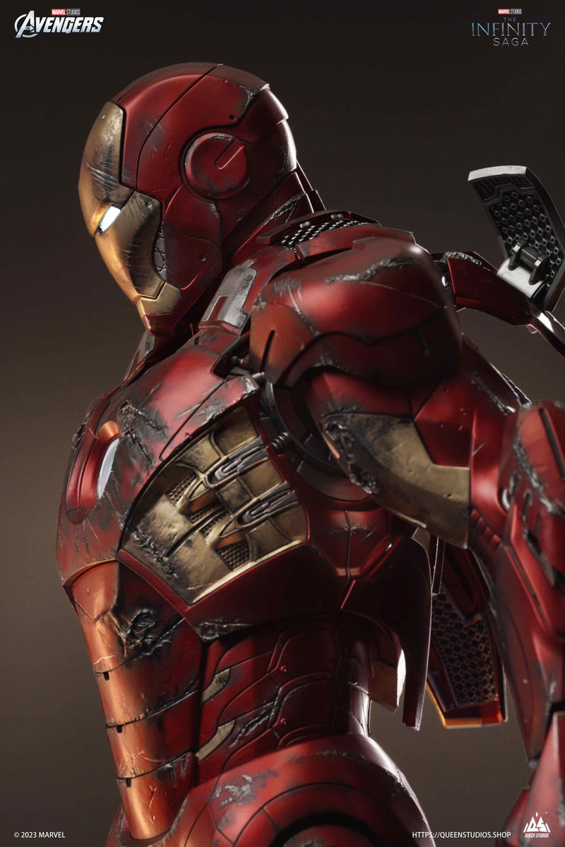 Pre-order: Iron Man Mark 7 Battle Damaged Version 1 3 Scale Statue 