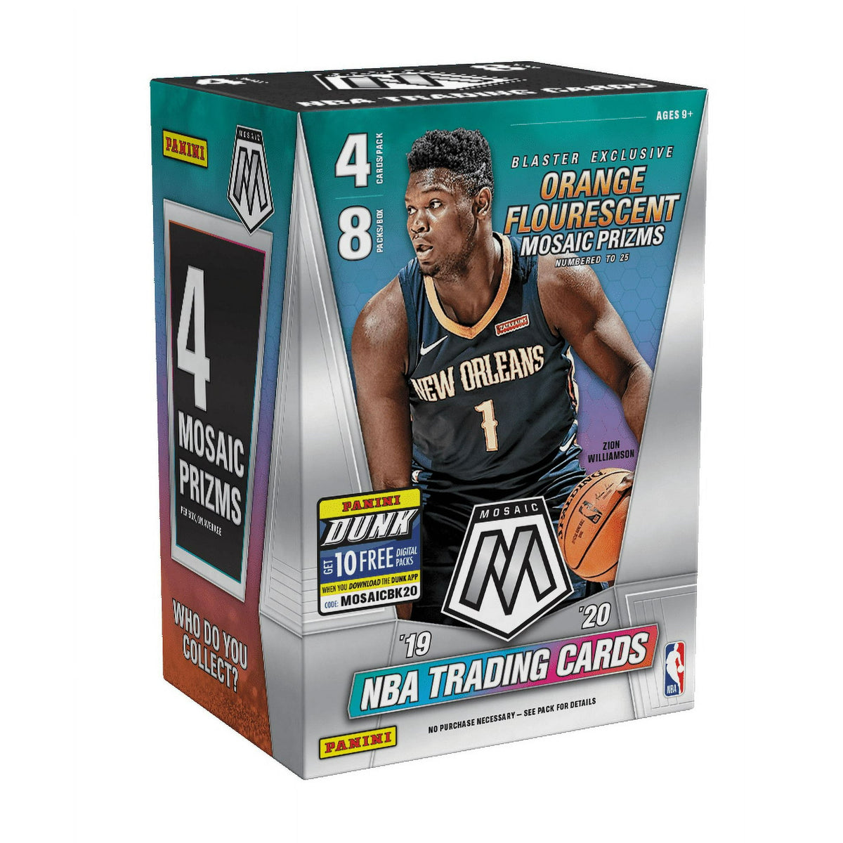 2019-2020 NBA MOSAIC BLASTER BOX – Maxicollector