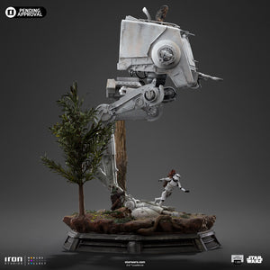 PRE-ORDER: AT-ST AND CHEWBACCA DEMI ART SCALE