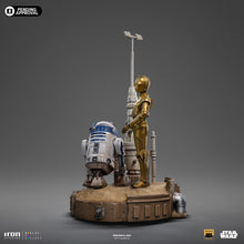Load image into Gallery viewer, PRE-ORDER: C-3PO AND R2-D2 DELUXE ART SCALE