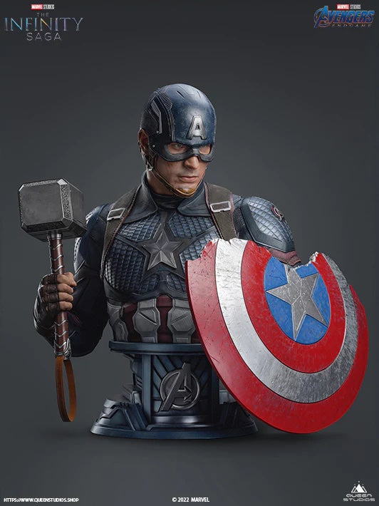 CAPTAIN AMERICA LIFE SIZE BUST