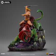 Load image into Gallery viewer, PRE-ORDER: HE-MAN AND BATTLE CAT ART SCALE