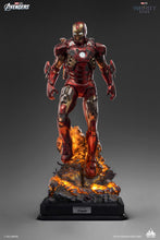 Load image into Gallery viewer, PRE-ORDER: IRON MAN MARK 7 BATTLE DAMAGED VERSION 1/3 SCALE STATUE