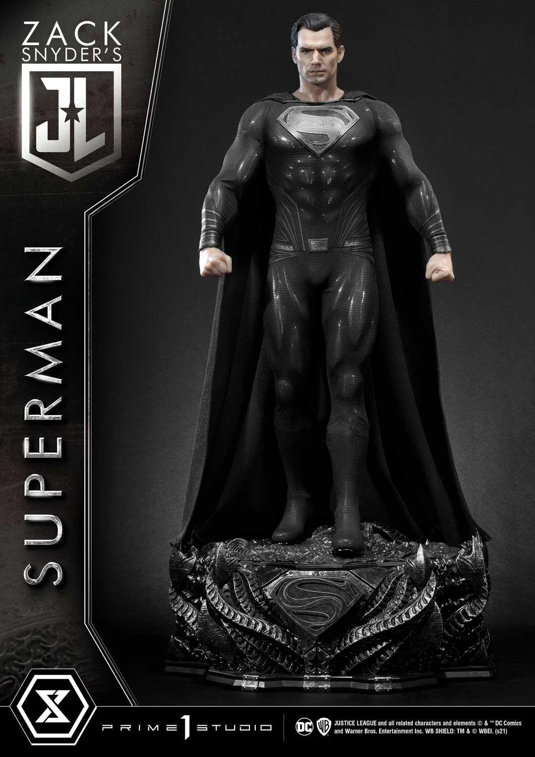 JL MOVIE SUPERMAN BLACK COSTUME