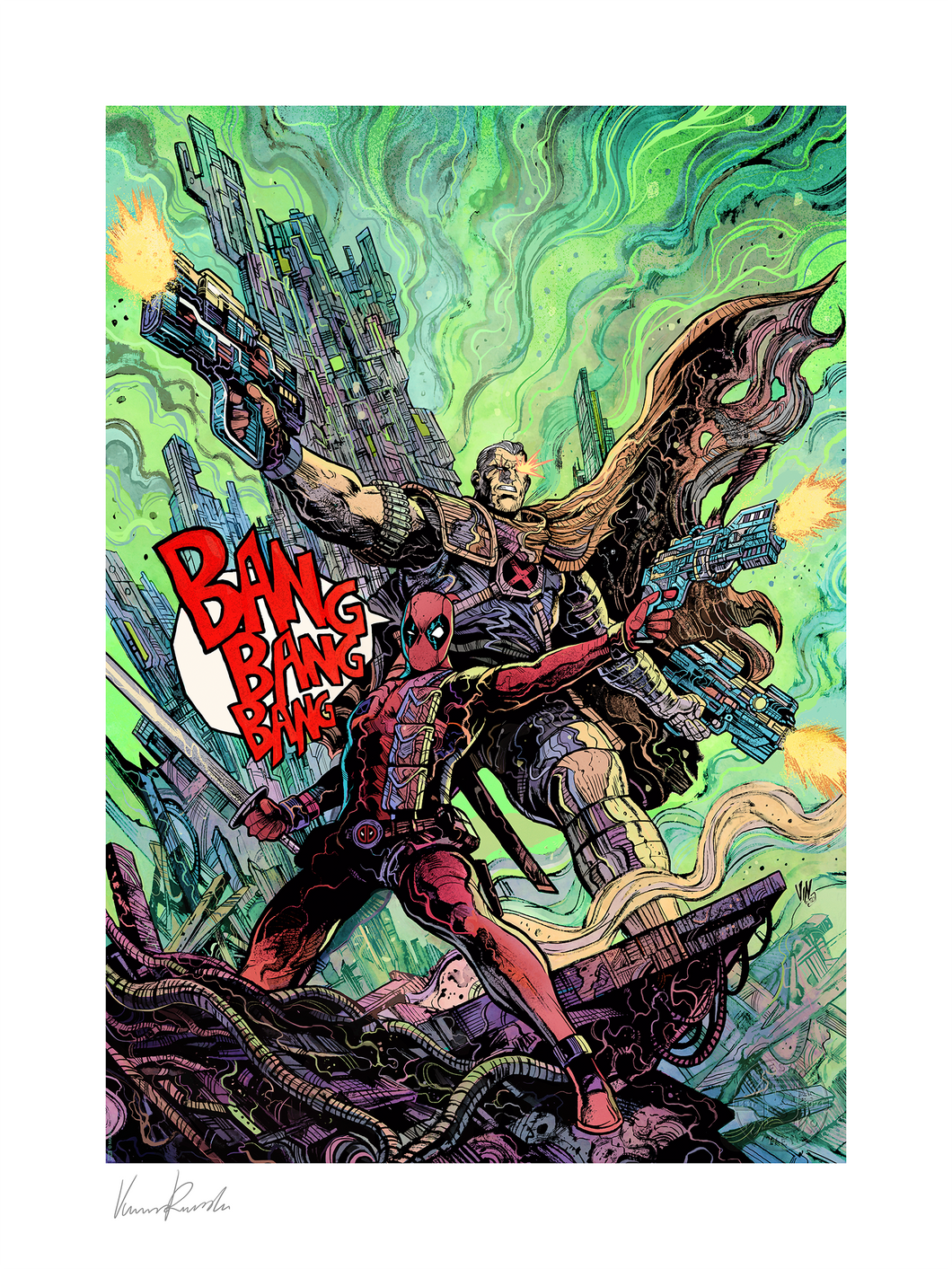 PRINT: DEADPOOL AND CABLE