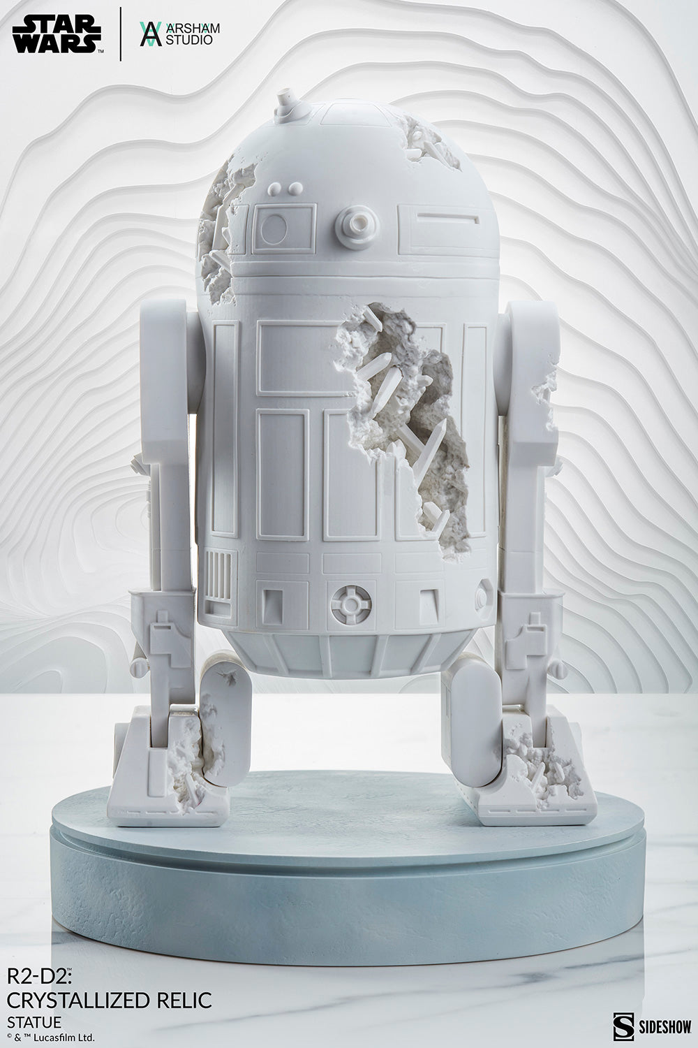 R2-D2 CRYSTALLIZED RELIC STATUE