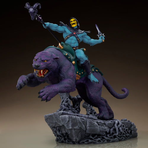 PRE-ORDER: SKELETOR AND PANTHOR CLASSIC DELUXE MAQUETTE