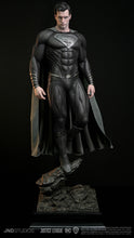 Load image into Gallery viewer, JUSTICE LEAGUE SUPERMAN BLACK COSTUME HYPERREAL STATUE