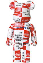 Load image into Gallery viewer, ATMOS COCA-COLA CHECKBOARD 1000% BEARBRICK