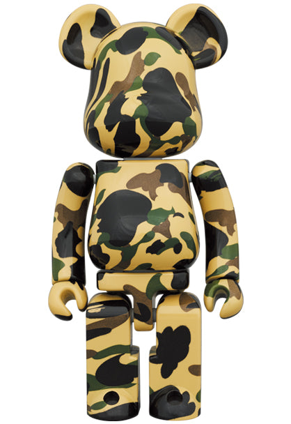A BATHING APE - BBAPE 1ST CAMO SHARK BE@RBRICK 超合金YELLOW BE@RBRICK BAPE®︎ CAMO SHARK GOLD & SILVER | bape.com