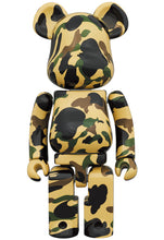 Load image into Gallery viewer, BAPE SUPER ALLOY 1ST CAMO YELLOW 200% BEARBRICK