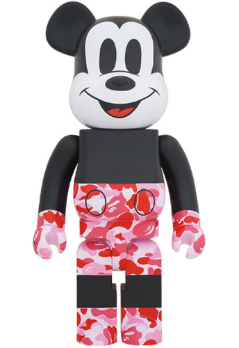 BAPE X MICKEY PINK 1000% BEARBRICK