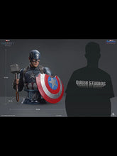 Load image into Gallery viewer, PRE-ORDER: CAPTAIN AMERICA LIFE SIZE BUST