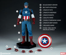 Load image into Gallery viewer, Captain America Sixth Scale