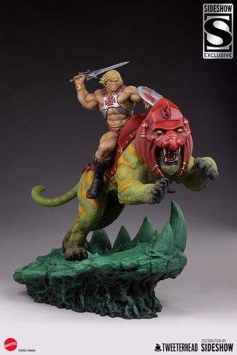 HE-MAN AND BATTLE CAT MAQUETTE