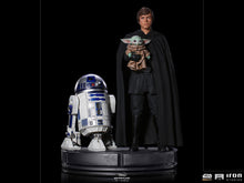 Load image into Gallery viewer, LUKE, R2-D2 AND GROGU LEGACY STATUE