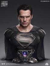 Load image into Gallery viewer, PRE-ORDER: SUPERMAN BLACK COSTUME LIFE SIZE BUST
