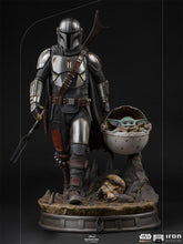 Load image into Gallery viewer, THE MANDALORIAN AND CHILD LEGACY STATUE